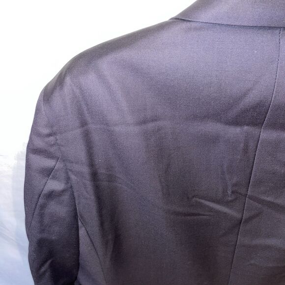 Brooks Brothers Ing Loro Piana Men’s Dress Blazer Size 42R Black 100% Wool - Picture 12 of 13